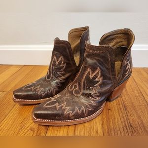 ARIAT Dixon Western Boot, Weathered Brown, Size 8